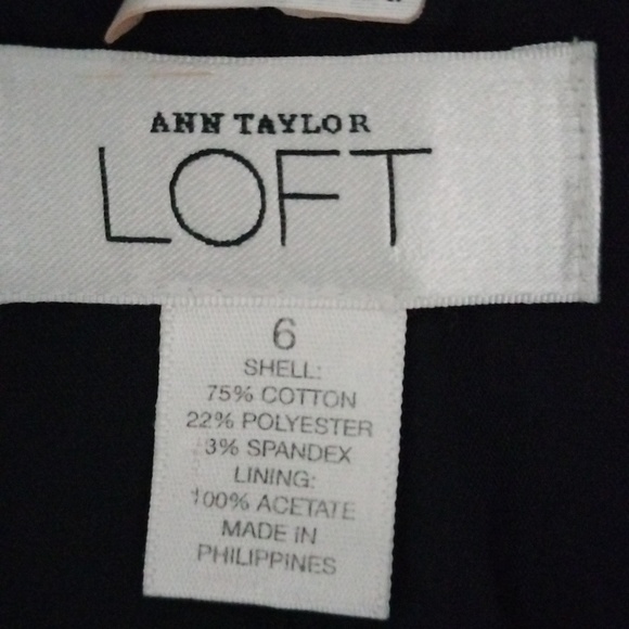 Ann Taylor Loft denim single button jacket size 6 - Picture 13 of 16